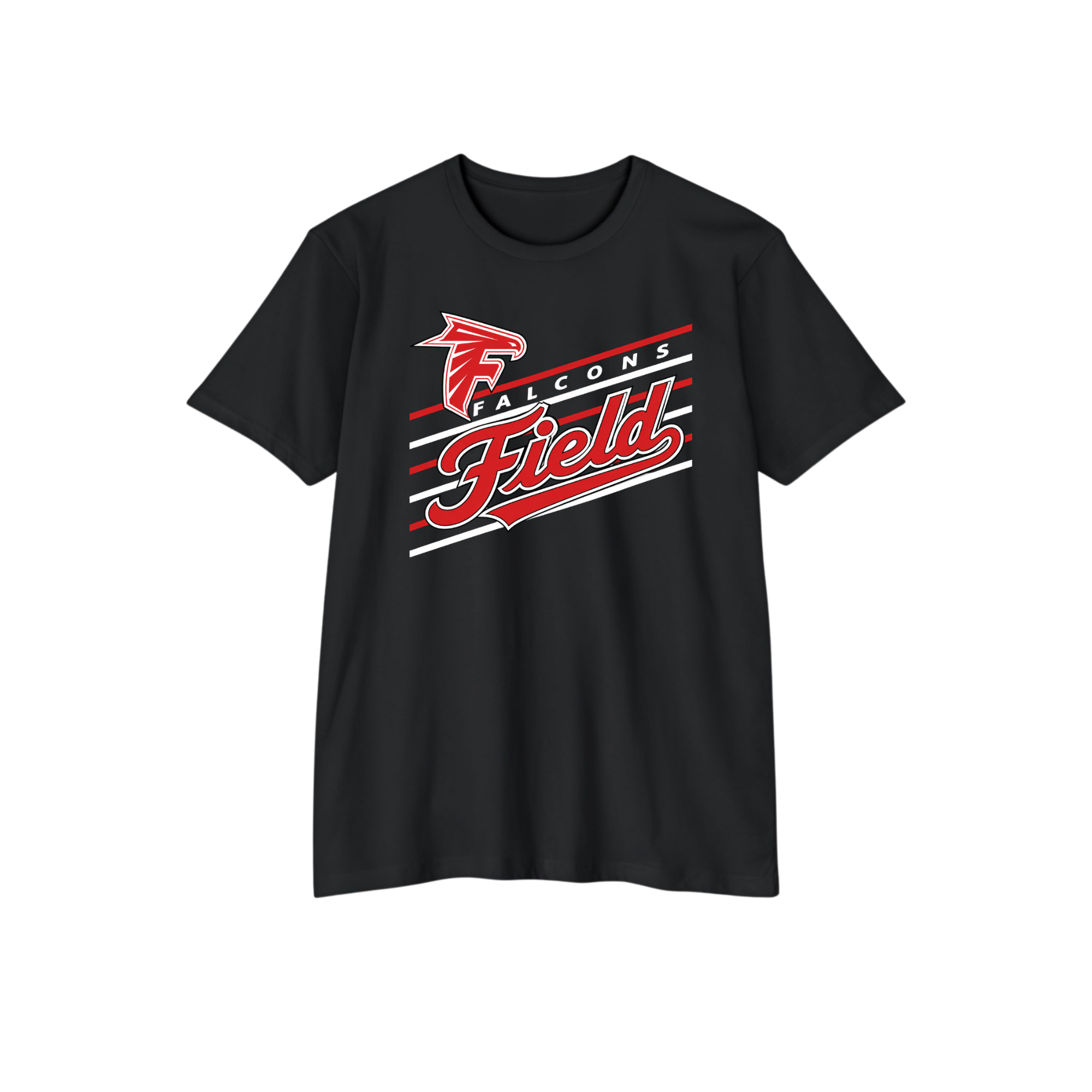 Field Falcons Retro Script Logo Tee