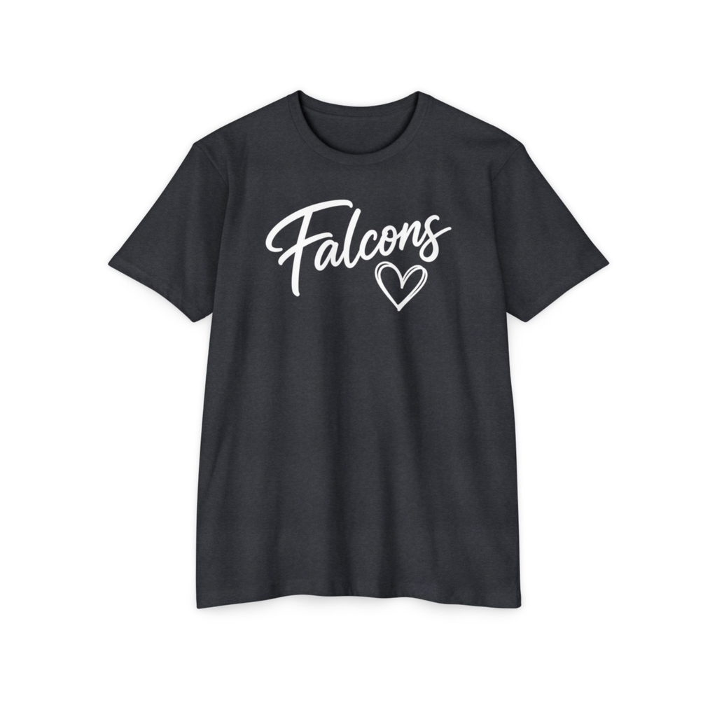 Field Falcons Heart Script Tee
