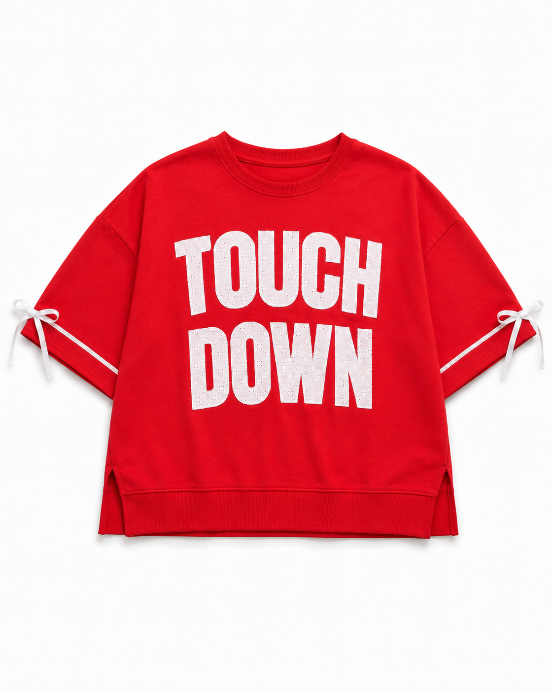 Touchdown Bow Sleeve Game Day Pullover