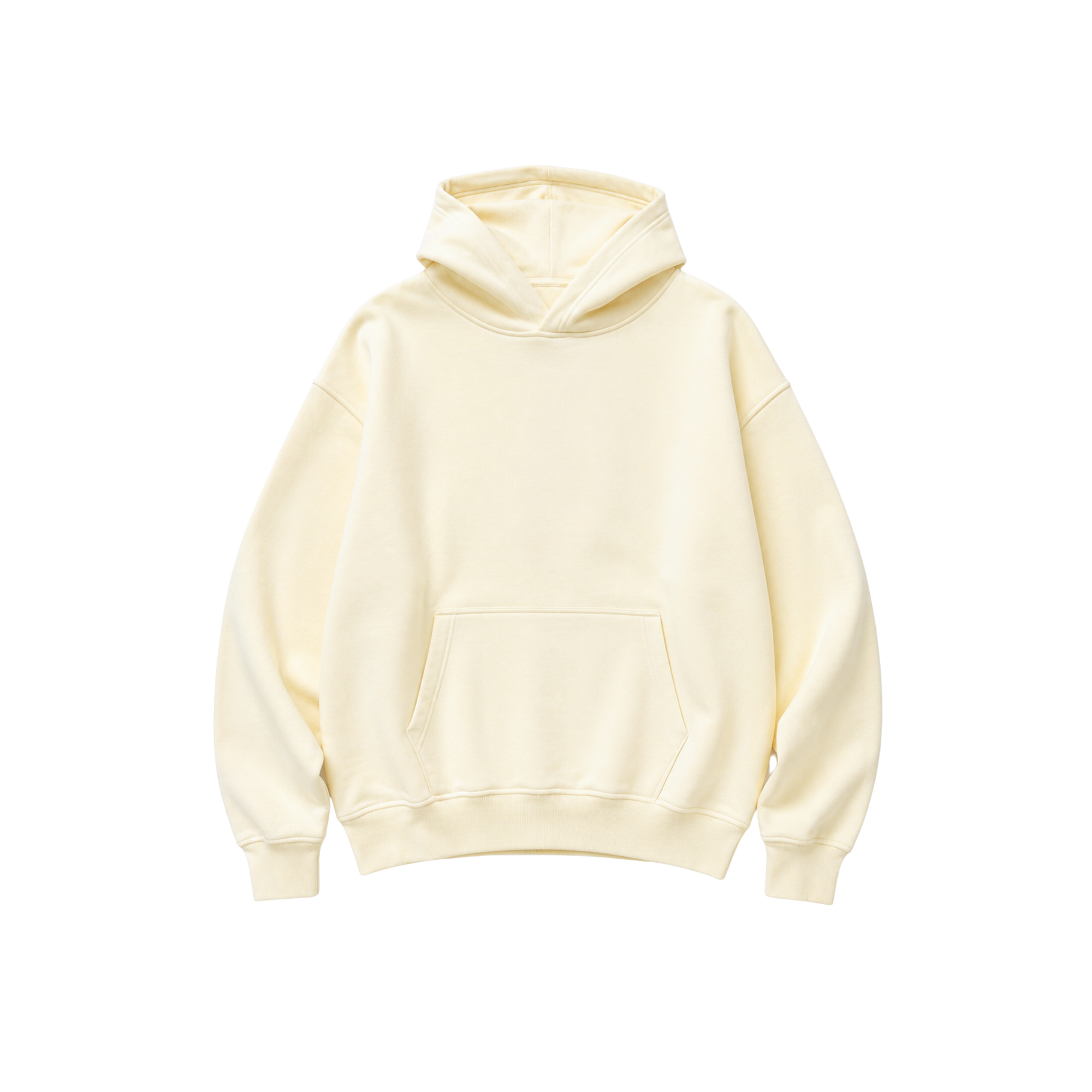Cloud Nine Oversized Hoodie – Pale Yellow