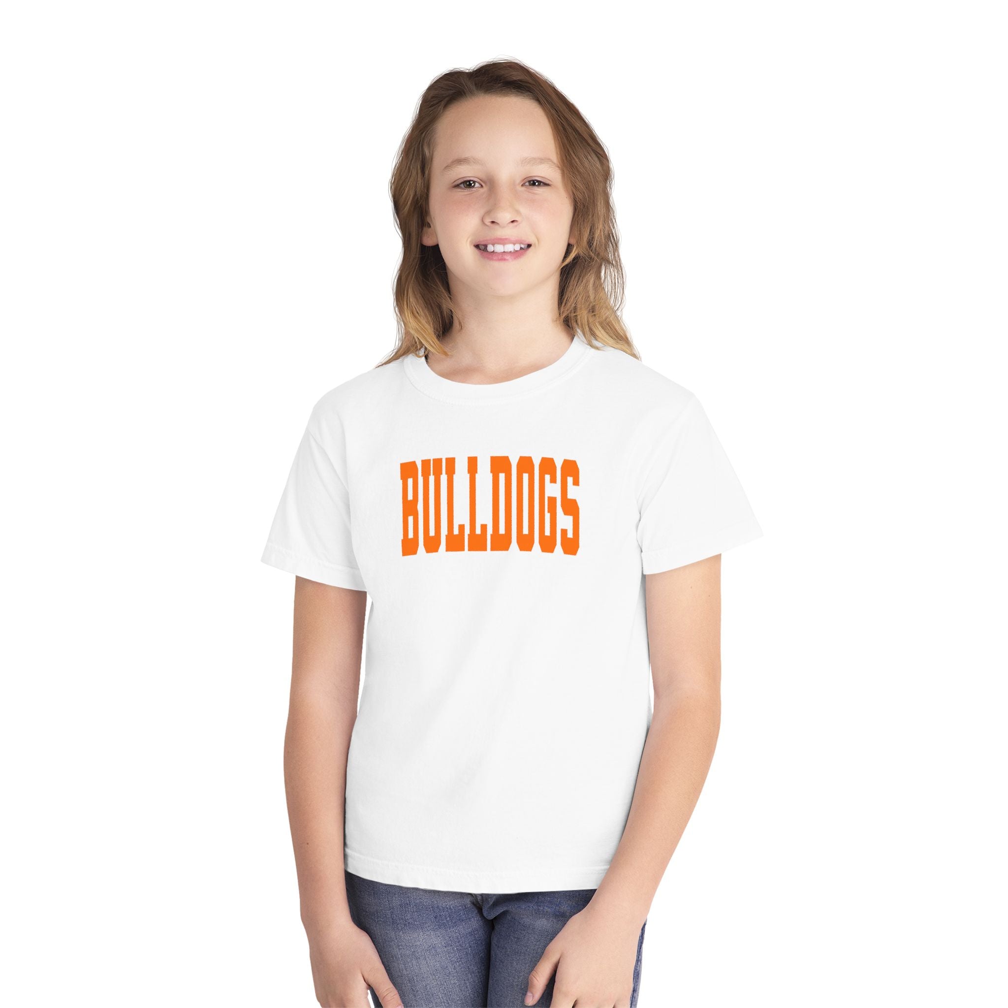 Bulldogs Youth Comfort Colors Tee