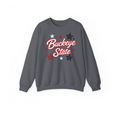 Charcoal Buckeye State stars crewneck sweatshirt