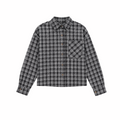 Plaid Button-Up Shirt