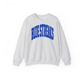 Lake Blue Streaks adult polka dot crewneck in ash gray