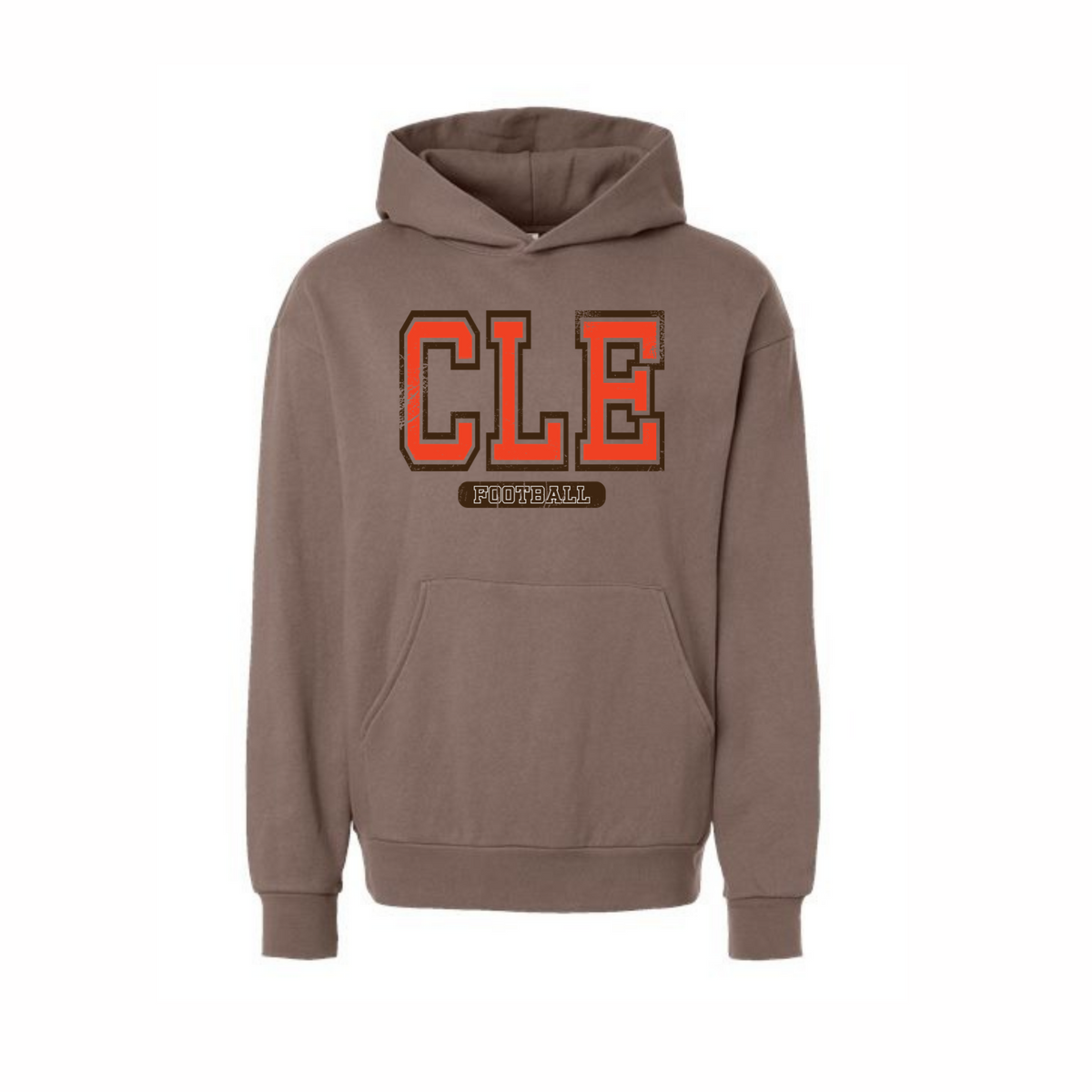 Clay CLE Football oversized game day hoodie