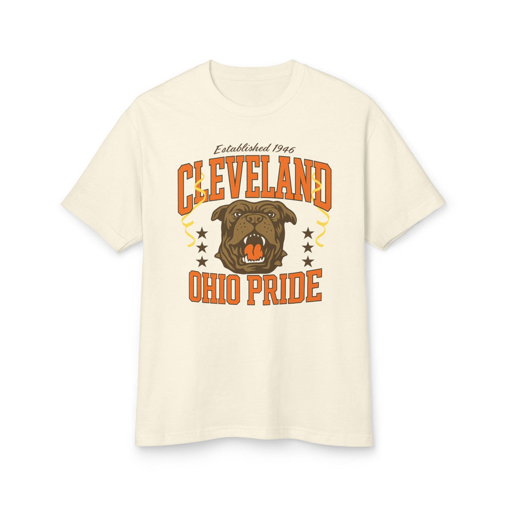 Cleveland Ohio Pride vintage bulldog tee front