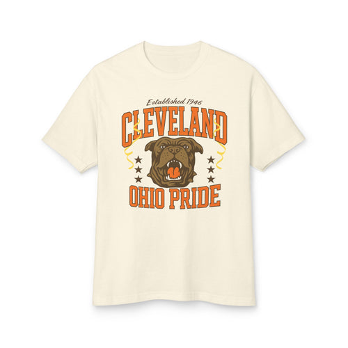 Cleveland Ohio Pride vintage bulldog tee front