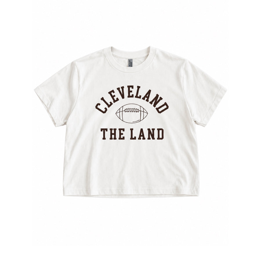 Cleveland The Land Heavyweight Boxy Tee – White