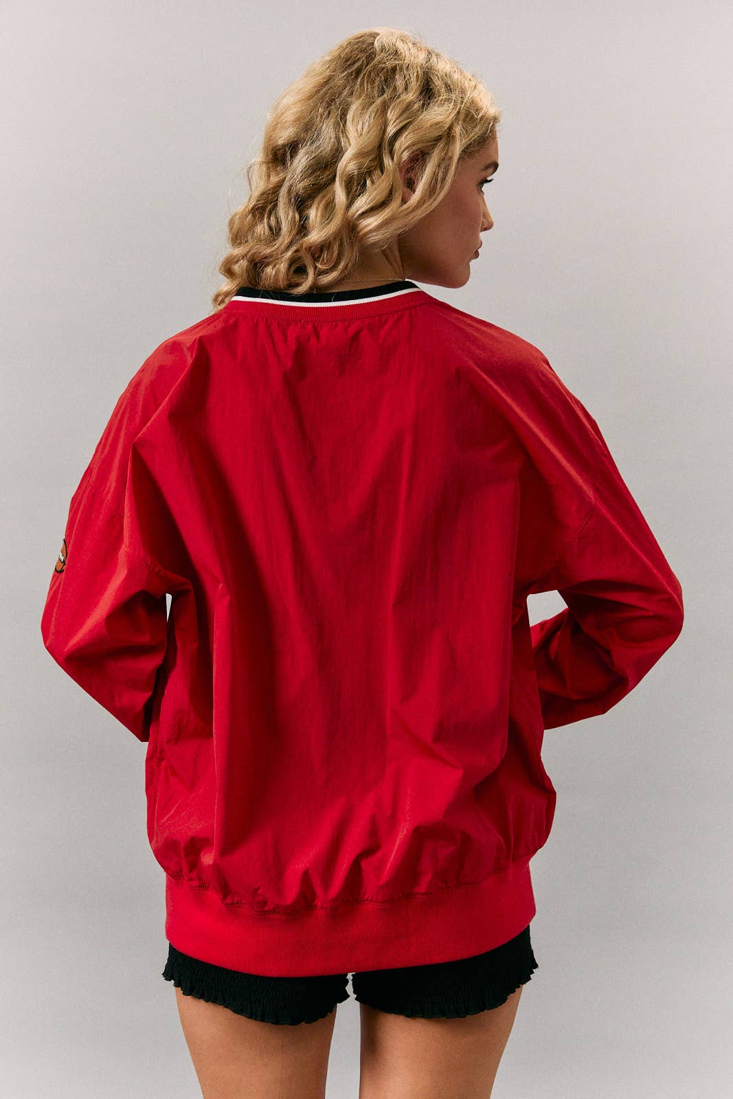 Friday Night Gameday V-Neck Pullover – Red