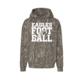 GlenOak Eagles Deadwood Tree Camo heavyweight hoodie with white Eagles Football graphic
