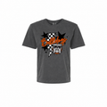 Green Bulldogs mascot star Comfort Colors mid-crop tee in Pepper