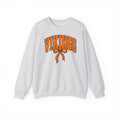 Hoover Vikings bow varsity ash gray Gildan crewneck sweatshirt