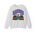 Lake Blue Streaks haunted stadium Halloween crewneck sweatshirt in ash gray