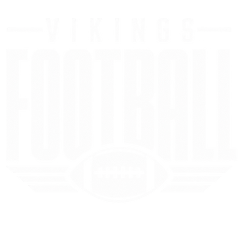 Vikings Football (White Ink)